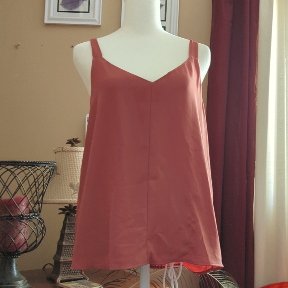 FOREVER 21 Top Tank Style Burnt Orange